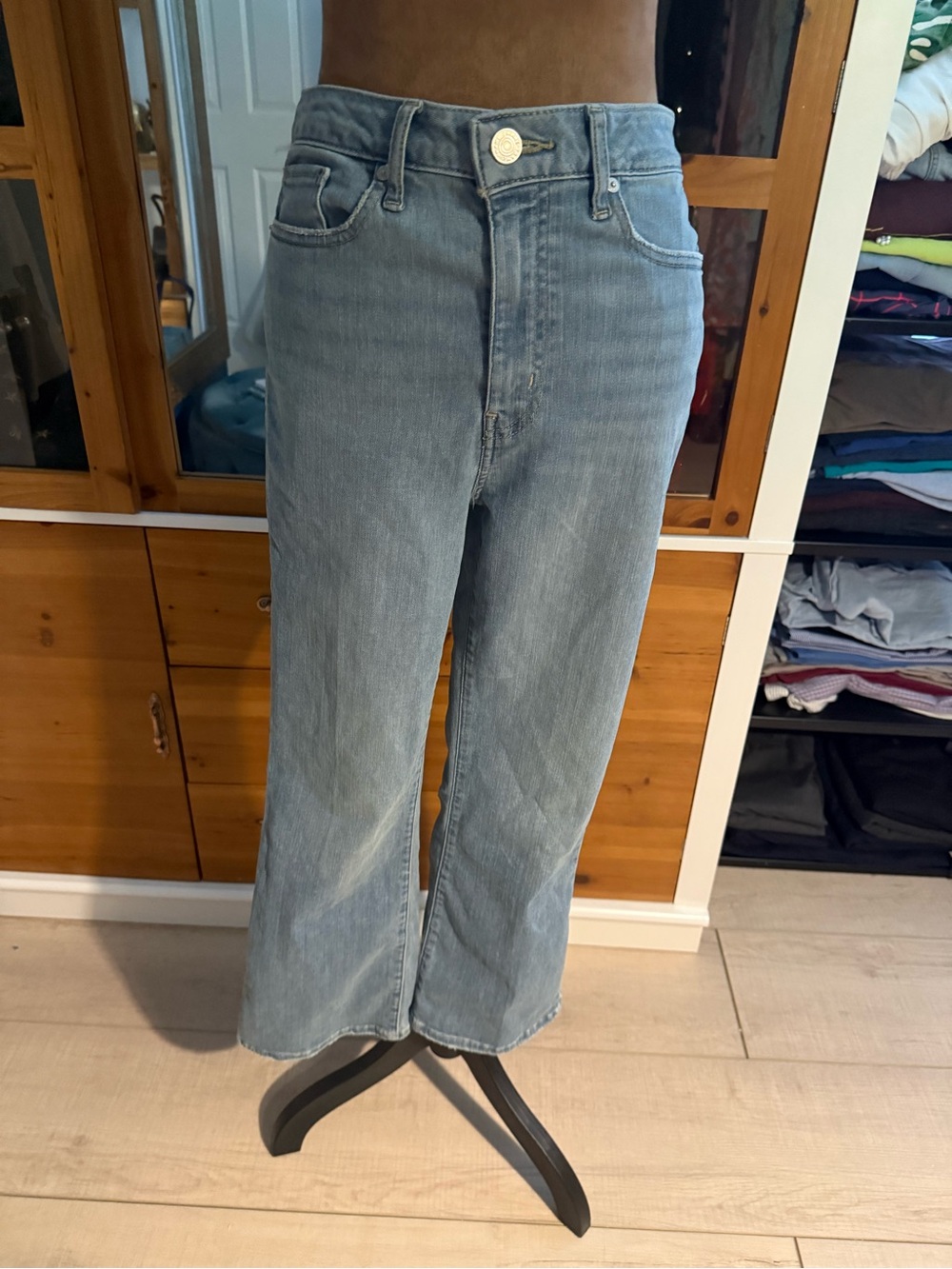 Frame Denim Light Blue Flare Jeans